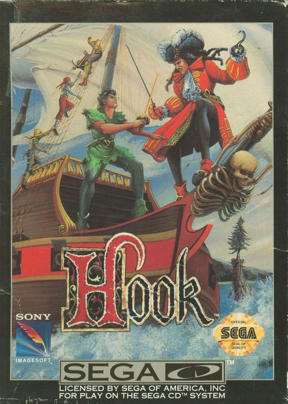 Hook box art for Super Nintendo