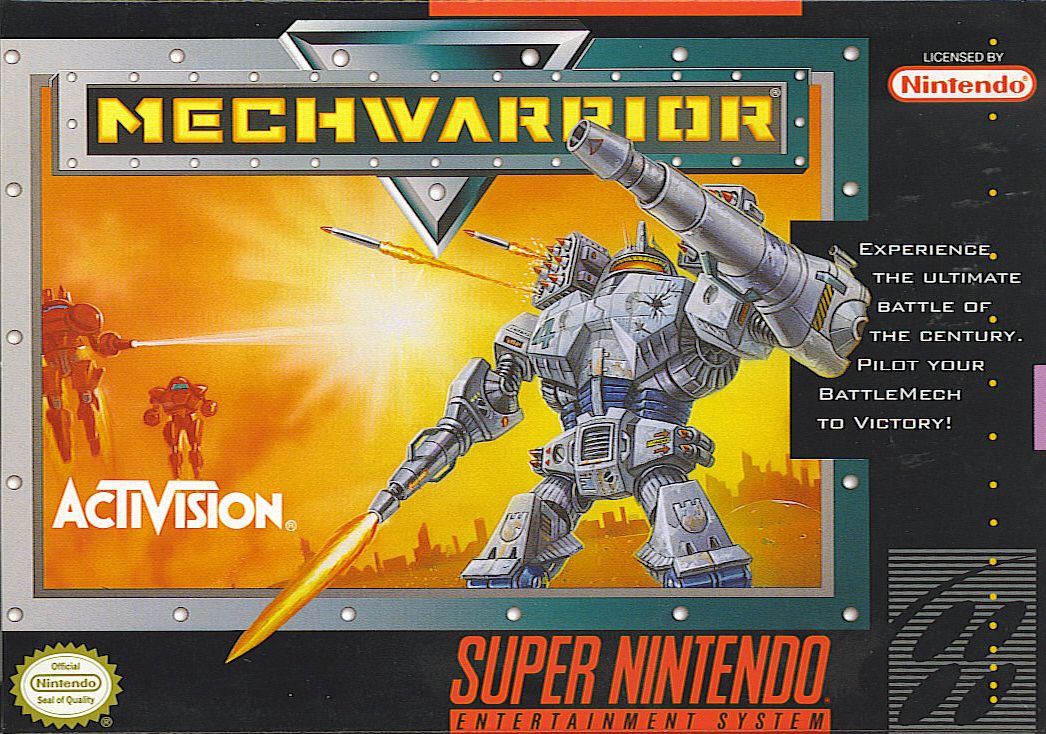 MechWarrior box art for Super Nintendo