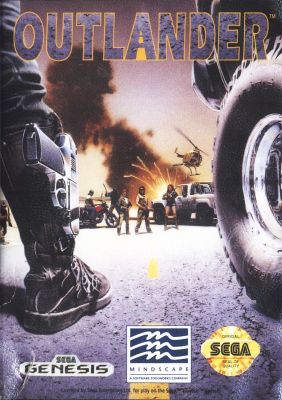 Outlander box art for Super Nintendo