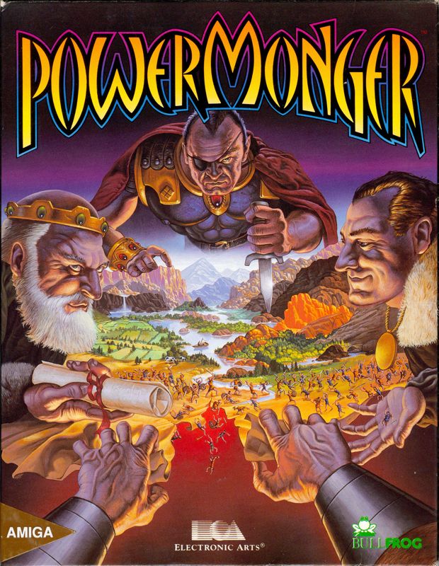 Powermonger box art for Super Nintendo