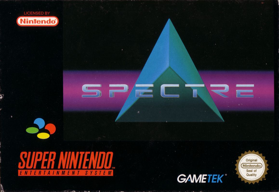 Spectre box art for Super Nintendo