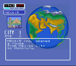 Aerobiz screenshot 3 for Super Nintendo