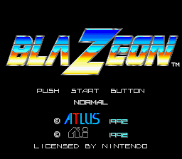 BlaZeon screenshot 3 for Super Famicom