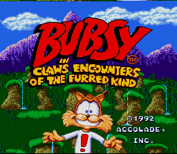 Bubsy screenshot 5 for Super Nintendo