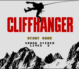 Cliffhanger screenshot 4 for Super Nintendo
