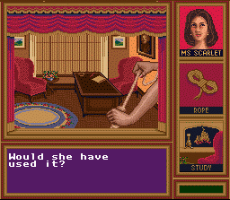 Clue screenshot 5 for Super Nintendo