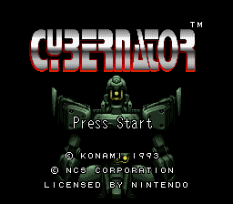Cybernator screenshot 3 for Super Nintendo