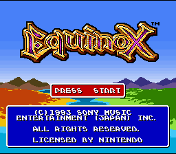Equinox screenshot 3 for Super Nintendo