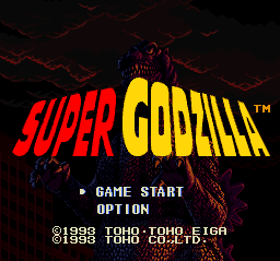 Godzilla screenshot 2 for Super Famicom
