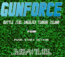 GunForce screenshot 3 for Super Famicom