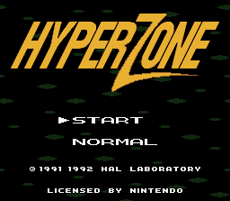 Hyperzone screenshot 4 for Super Nintendo