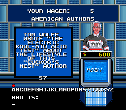 Jeopardy screenshot 3 for Super Nintendo