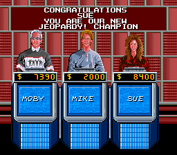 Jeopardy screenshot 5 for Super Nintendo