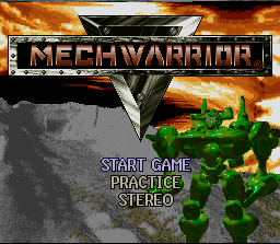 MechWarrior screenshot 3 for Super Nintendo
