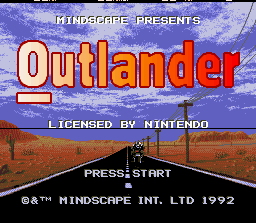 Outlander screenshot 4 for Super Nintendo