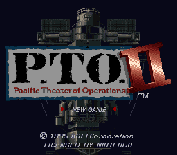 P.T.O. screenshot 4 for Super Nintendo