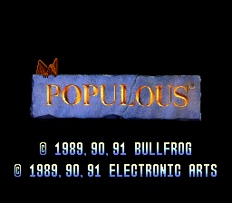 Populous screenshot 4 for Super Nintendo
