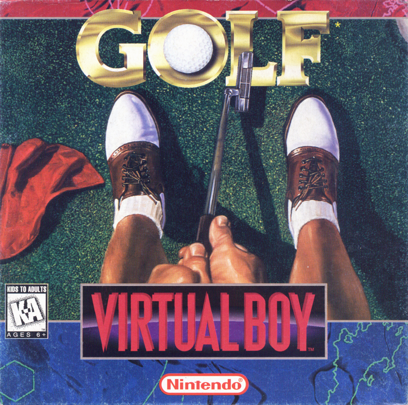 Golf box art for Virtual Boy