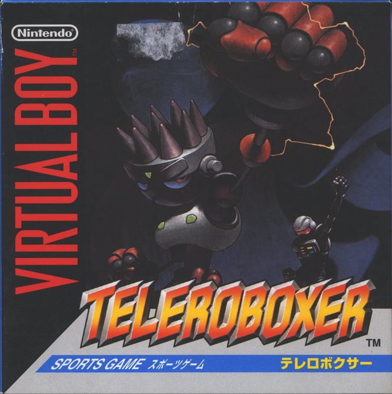 Teleroboxer box art for Virtual Boy