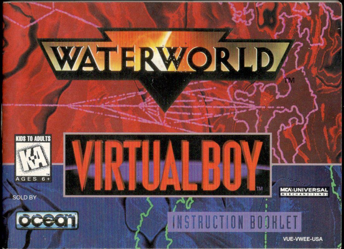 Waterworld box art for Virtual Boy