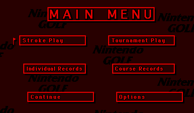 Golf screenshot 6 for Virtual Boy