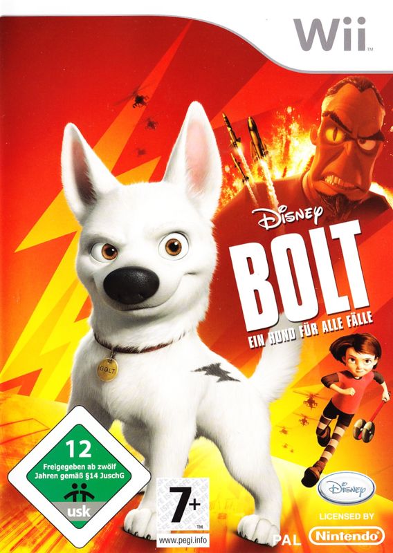 Bolt box art for Wii