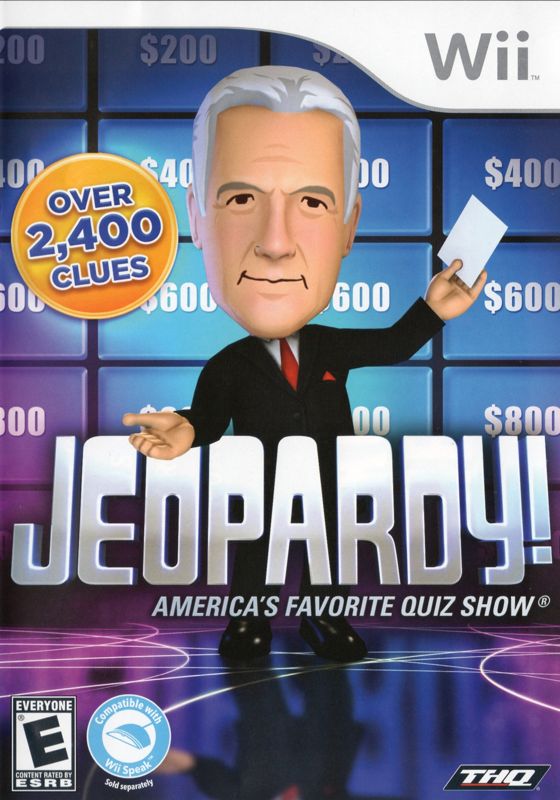 Jeopardy box art for Wii
