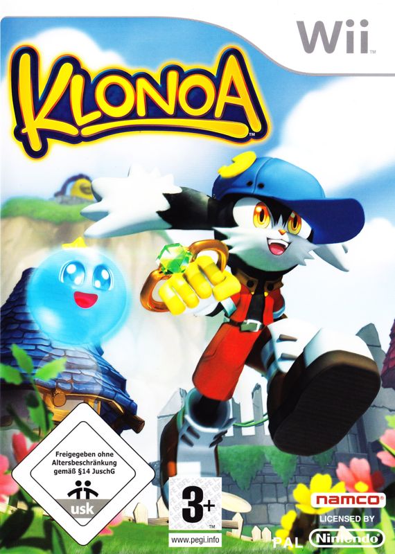 Klonoa box art for Wii