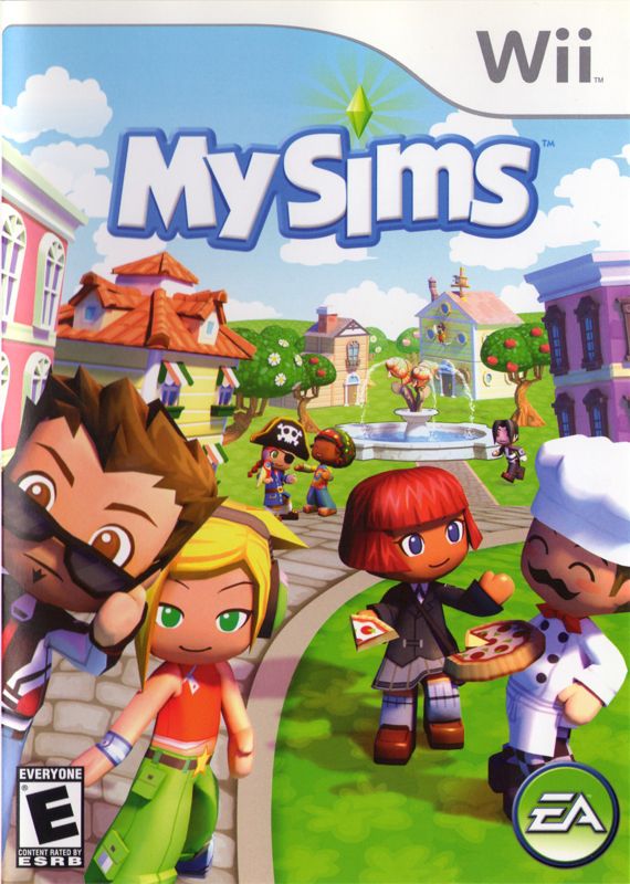 MySims box art for Wii