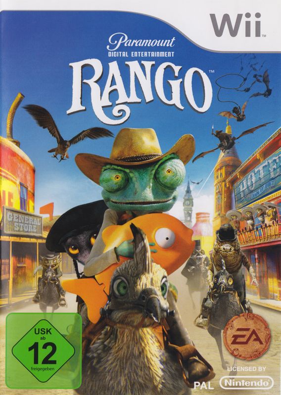 Rango: The Video Game box art for Wii