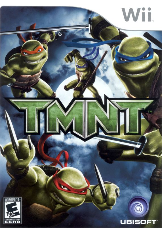 TMNT box art for Wii