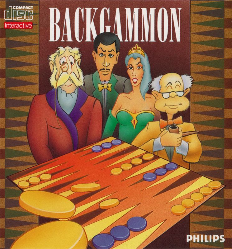 Backgammon box art for CD-i