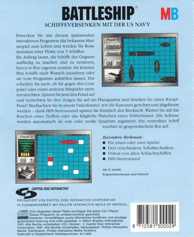 Battleship box art for CD-i
