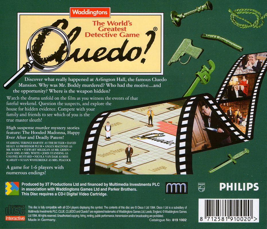 Clue box art for CD-i