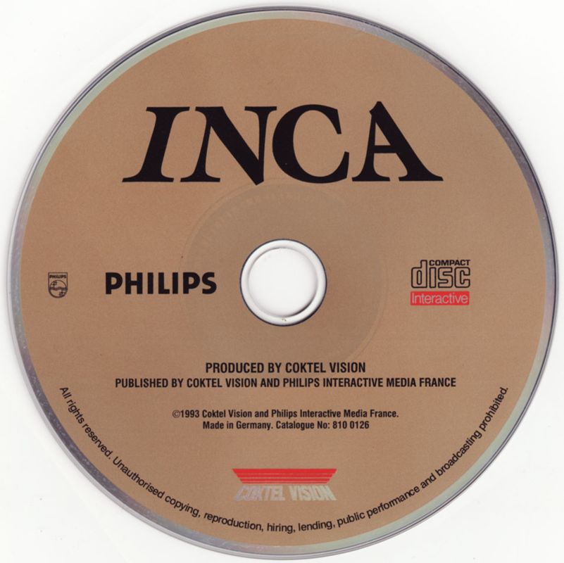 Inca box art for CD-i