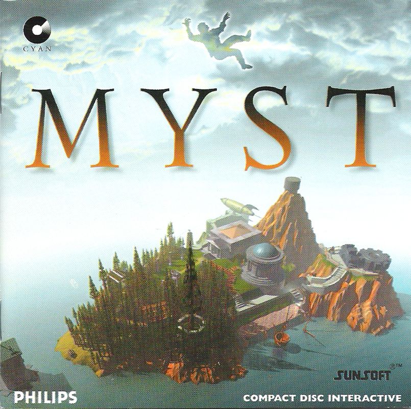 Myst box art for CD-i