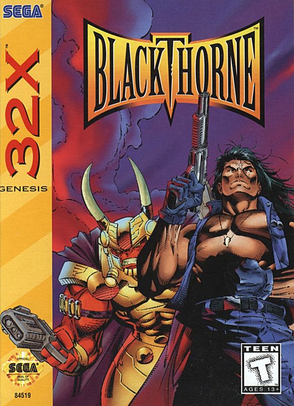 Blackthorne box art for Sega 32X