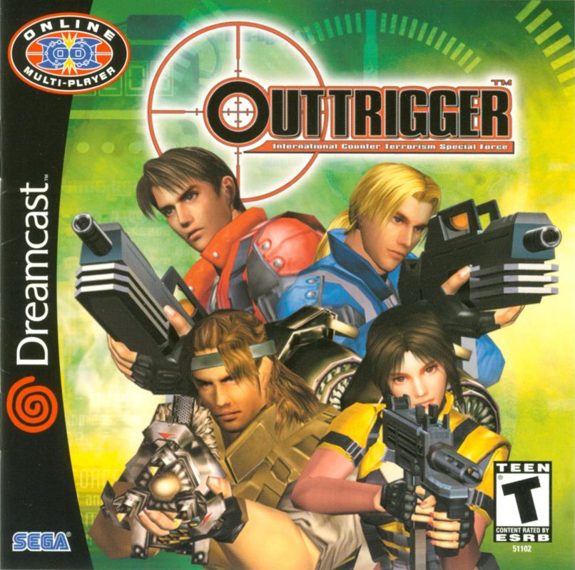 Outtrigger box art for Sega Dreamcast
