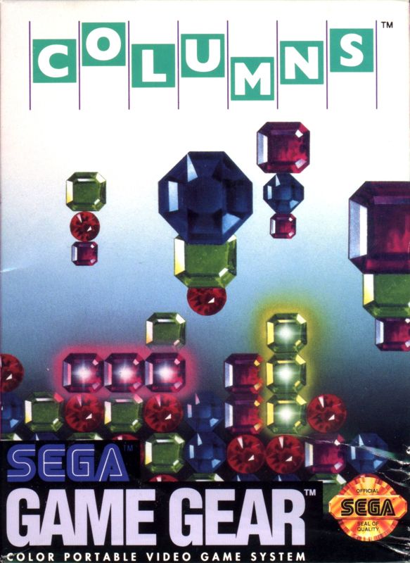 Columns box art for Sega Game Gear