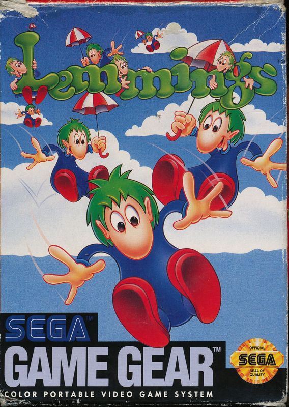 Lemmings box art for Sega Game Gear