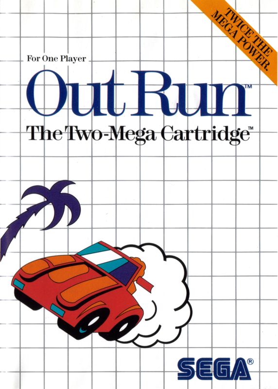 Outrun box art for Sega Game Gear