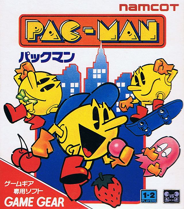 Pac-Man box art for Sega Game Gear