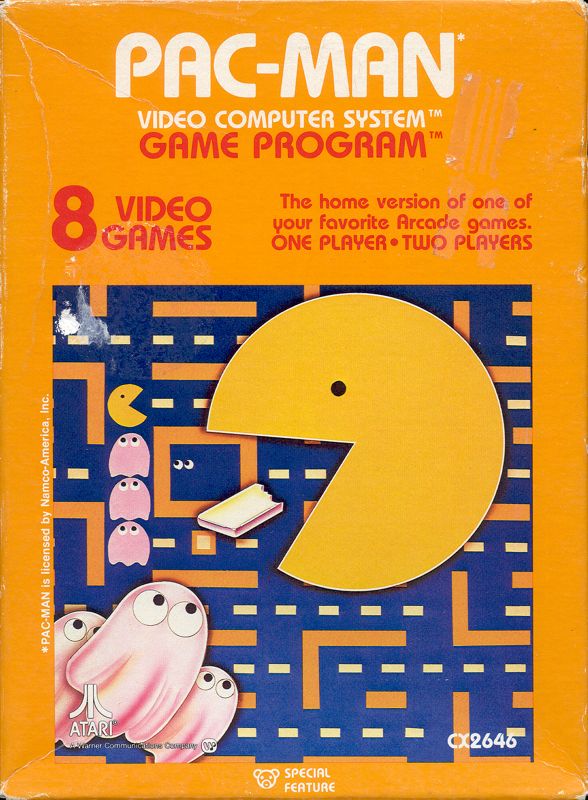 Pac-Man box art for Sega Game Gear