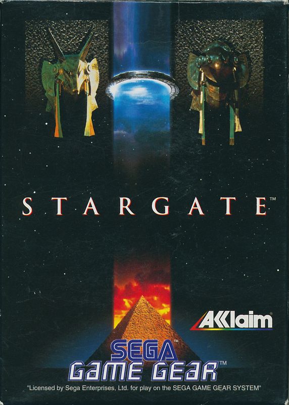 Stargate box art for Sega Game Gear