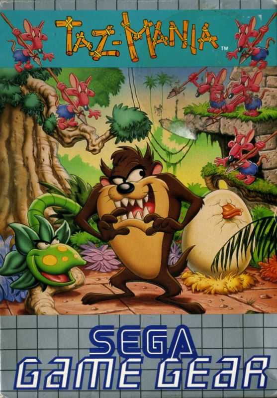 Taz-Mania box art for Sega Game Gear