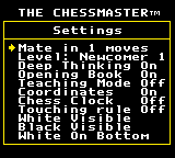 Chessmaster screenshot 4 for Sega Game Gear