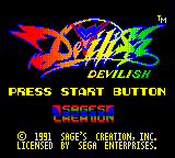 Devilish screenshot 4 for Sega Game Gear