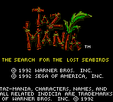 Taz-Mania screenshot 3 for Sega Game Gear