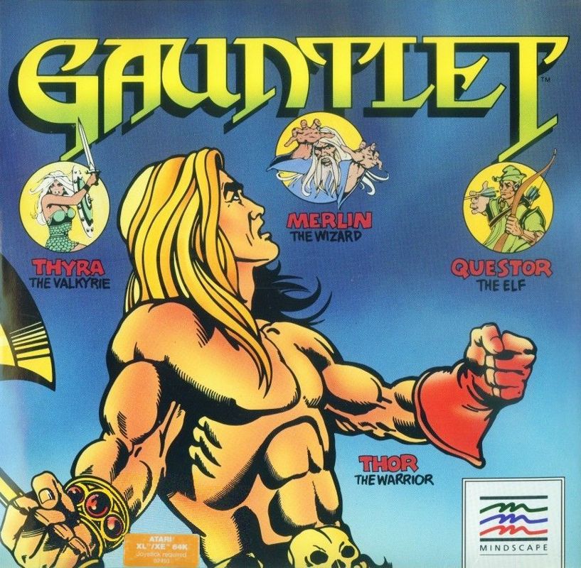 Gauntlet box art for Sega Master System
