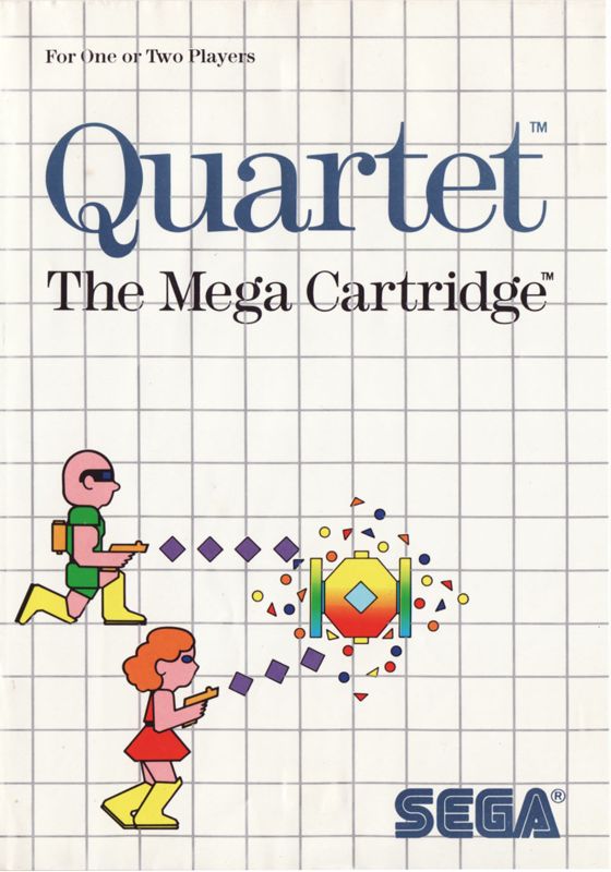 Quartet box art for Sega Master System